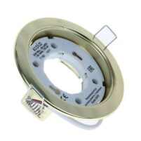 Светильник Ecola GX53 H4 Downlight плоский Золото — изображение 2