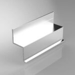 Профиль алюминиевый, отбойник Z- образный 2,5м