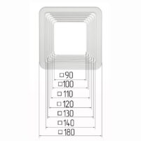 Платформа универсальная (Квадрат) 90-140 мм (Optimplast)