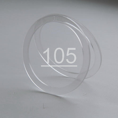 Кольцо протекторное для натяжных потолков 105 Термокольцо протекторное ∅ 105 мм. поликарбонат — изображение 1