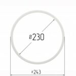 Кольцо протекторное ∅ 230 мм