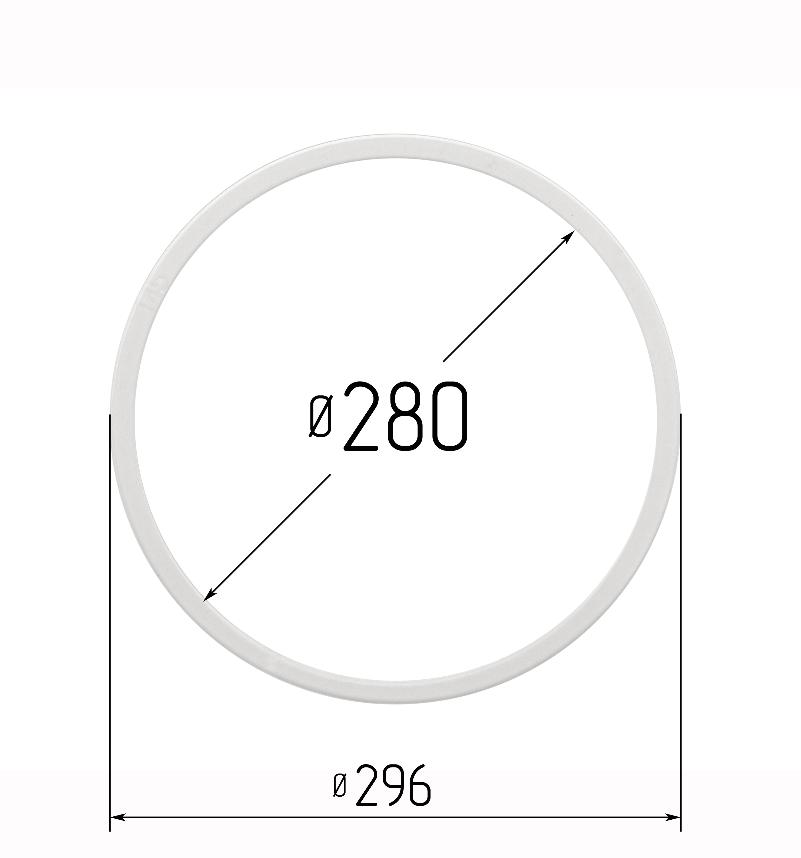 Кольцо протекторное для натяжных потолков 280 Кольцо протекторное для натяжных потолков 280