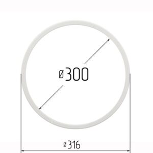 Кольцо протекторное для натяжных потолков 300