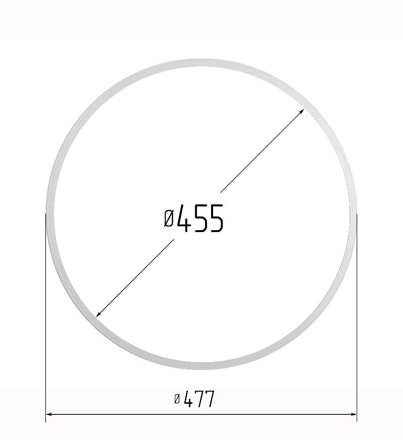 Кольцо протекторное для натяжных потолков 455 Кольцо протекторное для натяжных потолков 455