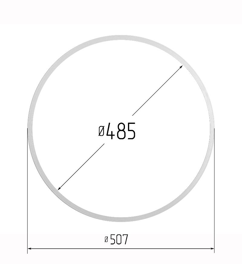 Кольцо протекторное для натяжных потолков 485 Кольцо протекторное для натяжных потолков 485