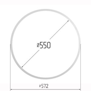 Кольцо протекторное для натяжных потолков 550
