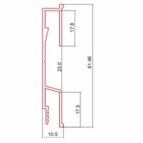 Профиль ПК-4 для 3D потолков 2,5 м 1-3
