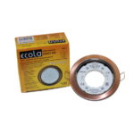 Светильник Ecola GX53 H4 Downlight плоский Черная медь