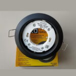 Светильник Ecola GX53 H4 Downlight плоский Черный матовый