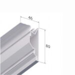 Профиль конструкционный SLOTT 80, белый 200см. KRAAB SYSTEMS