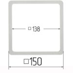 термоквадрат для натяжного потолка 150