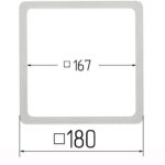 термоквадрат для натяжного потолка 180