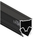 Профиль Flexy ПФ8242 Разделитель теневой EURO 04, чёрный (2м)