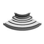 Поворотный элемент для карниза ПК 5, внутренний угол, белый