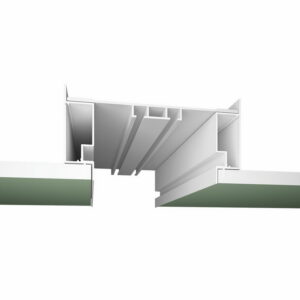 М 02 - Модульный скрытый карниз для гипсокартона FerGipps, белый 3,2м