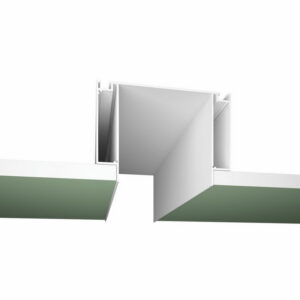 НС 80 - Ниша под светильники споты для гипсокартона FerGipps, белый 2м 1-1