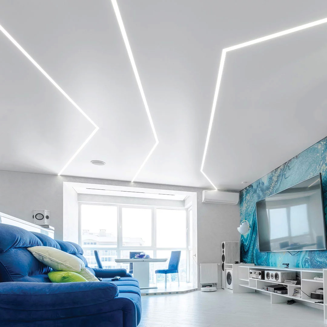 Световая линия в гипсокартоне