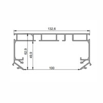 Профиль LumFer SK02 (скрытый карниз) чёрный 3,2м — изображение 2