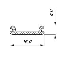 Рассеиватель Flexy PVC 15, размеры
