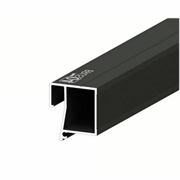 Теневой профиль Flexy BRUS 04, алюминиевый Профиль Flexy BRUS 04 (ПФ 8674) Брус мини теневой | алюминиевый, черный, 200см — изображение 1