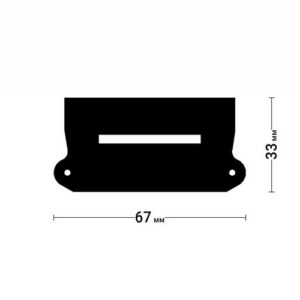 Торцевая заглушка Flexy TOREC LINE 50 1-1 Торцевая заглушка Flexy TOREC LINE 50 1-1