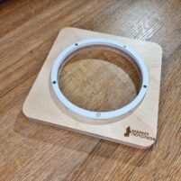 Магнитная решетка для натяжного потолка  Ø 125 | круглая, белая | платформа фанера (рис. № 1) — изображение 2