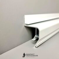 Парящий профиль ST для натяжного потолка | ТПК , белый, 2,5м