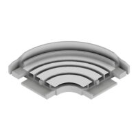 Поворотный элемент для карниза ПК-5, внешний угол, белый