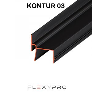Профиль контурный Flexy KONTUR 03, черный