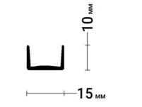 Светорассеивающая вставка Flexy PVC FLY 15 размеры