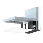 Профиль Flexy BRUS 06 (ПФ8608) Брус теневой мансарда | алюминиевый, 200см., чёрный