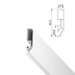 Профиль LumFer PDK60 (переход для карниза) белый 2м