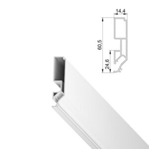 Профиль LumFer PDK60 (переход для карниза) белый 2м