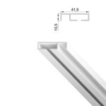 Профиль вкладыш LumFer VMK01 белый