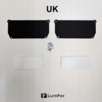 Торцевая заглушка для профиля UK, LumFer белая