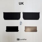 Торцевая заглушка для профиля UK, LumFer чёрная