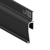 Профиль теневой Flexy EURO 02 | ПФ-7206 стеновой, алюминиевый, 200см., чёрный — изображение 3