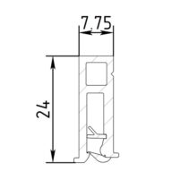 Профиль ПВХ стеновой Йошка А-7, белый, 200см — изображение 2