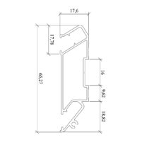 Профиль sigma белый чертёж