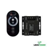 Контроллер одноцветный T3 RF 30A сенсорный (360-720W) чёрный с пультом Leds Power