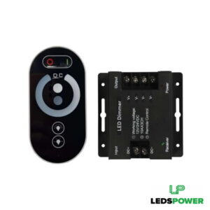 Контроллер одноцветный T3 RF 30A сенсорный (360-720W) чёрный с пультом Leds Power