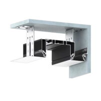 Профиль Flexy GARDINA2 05 (карниз для натяжных потолков) чёрный 3,2м — изображение 4