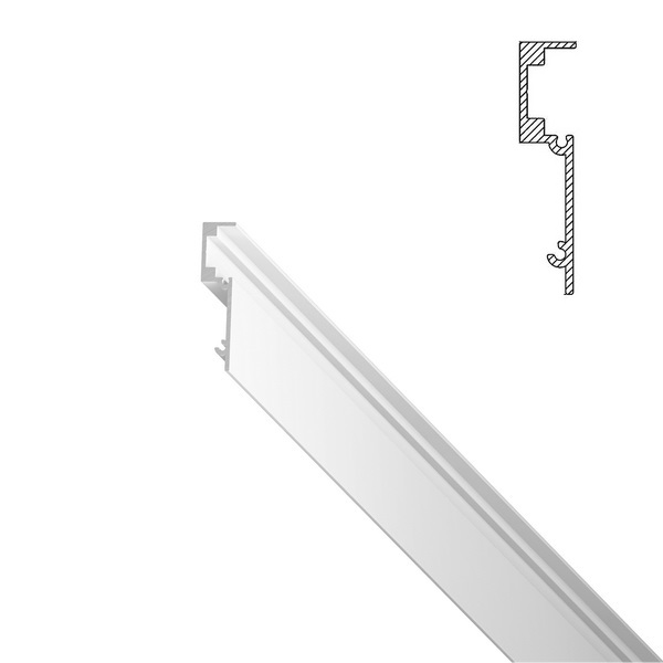 Профиль LumFer TD (теневой держатель) белый Профиль LumFer TD (теневой держатель) белый