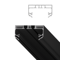 Профиль Lumfer SK01 (скрытый карниз) чёрный