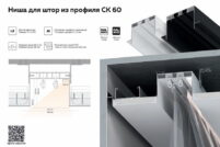 СК 60 - Скрытый карниз для гипсокартона FerGipps