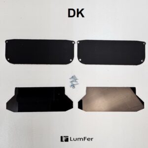 Торцевая заглушка для профиля Люмфер DK чёрная