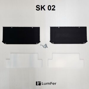 Торцевая заглушка для профиля Люмфер SK 02 белая
