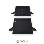 Торцевая заглушка для профиля СК-60 FerGipps (комплект) чёрная