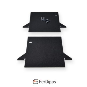 Торцевая заглушка для профиля СК-60 FerGipps (комплект) чёрная