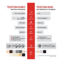 ПВХ Полотно TEQTUM KM 2 - Мат 347 | Противопожарная плёнка | 240 мкм. — изображение 3